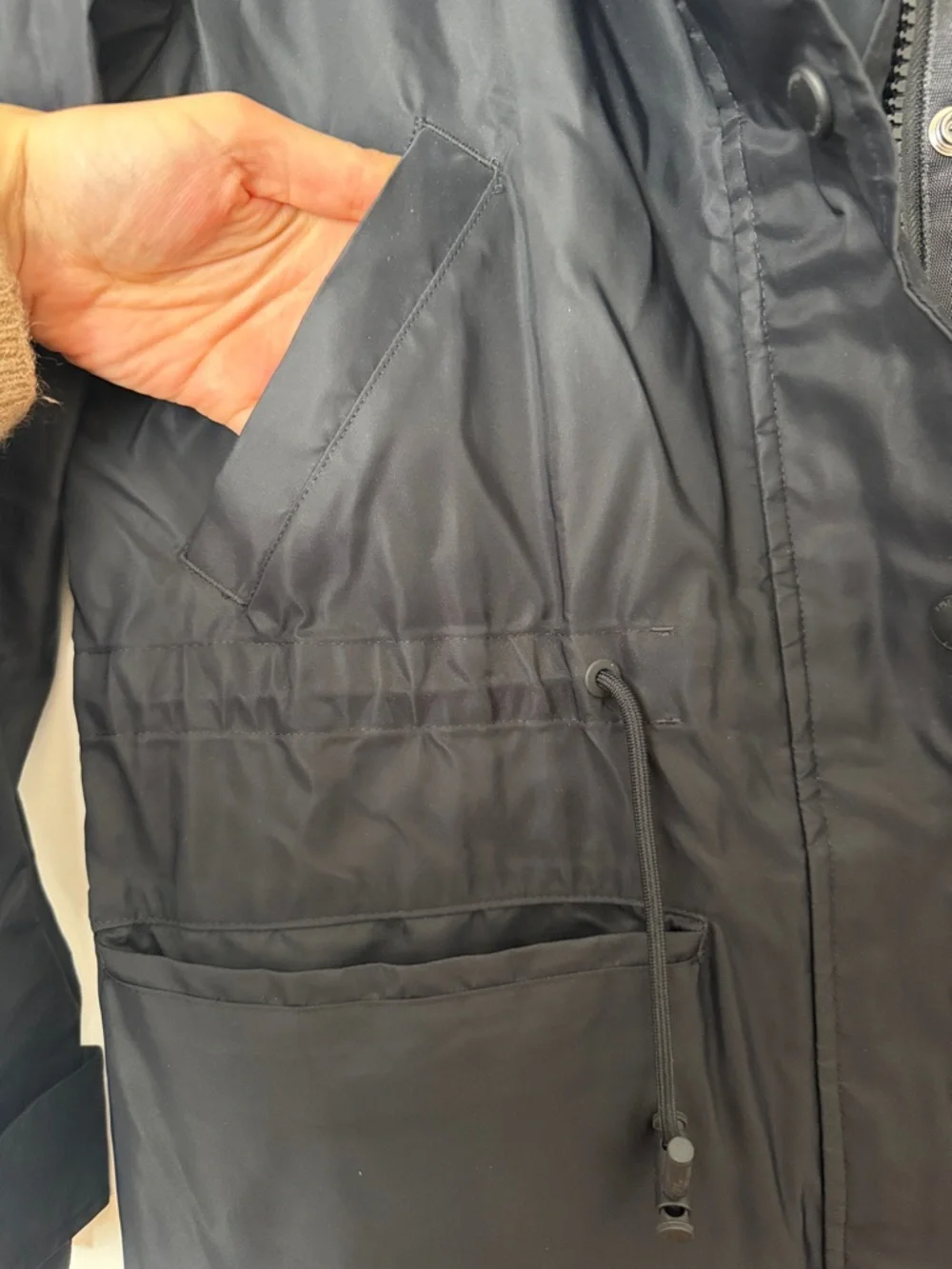 Burberry Black Hooded Trench Coat - Picture 4 of 13